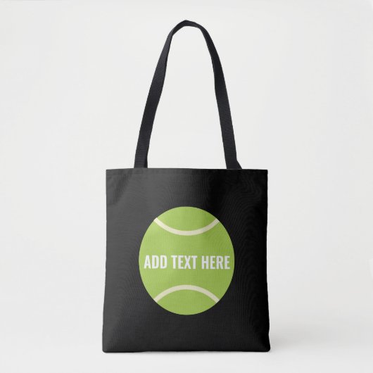 Modern groen tennisbal cadeau tote bag (Voorkant)