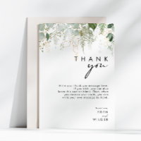 Modern groen verticaal Baby shower dank u