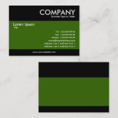 Modern - groen visitekaartje (Voorkant / Achterkant)