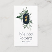 modern groen visitekaartje (Voorkant)