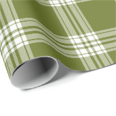 Modern groenboek met speldenverpakkingen cadeaupapier (Rol Hoek)