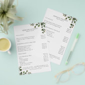 Modern, Groene Flyer (Voorkant /achterkant)