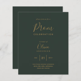Modern Groene Gouden Budget PROM