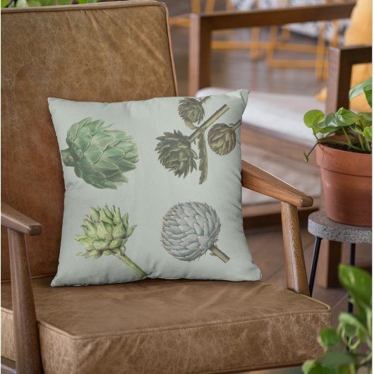 Modern  groente artisjok kussen