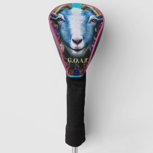 Modern Groest All Time Blue Goat Golfheadcover (Voorkant)