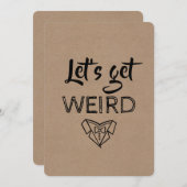 Modern GROOMSMAN / BEST MAN Grappig Voorstel Kaart (Voorkant / Achterkant)