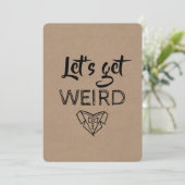 Modern GROOMSMAN / BEST MAN Grappig Voorstel Kaart (Staand voorkant)