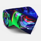 Modern Groomsmen Abstract Vloeibaar Stropdas (Opgerold)