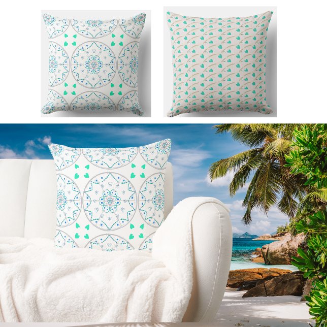 Modern groot geometrisch ontwerp voor uw gezellige kussen (Creator heeft geüpload)