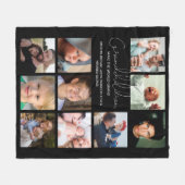 Modern | Grootkinderen | Foto Collage Fleece Blan (Voorkant (Horizontaal))