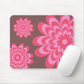 Modern Groovy Daisies Mousepad Muismat (Met muis)