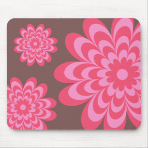 Modern Groovy Daisies Mousepad Muismat