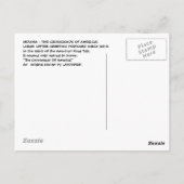 MODERN GROTE BRIEF INDIANA GREETINGS BRIEFKAART! BRIEFKAART (Achterkant)