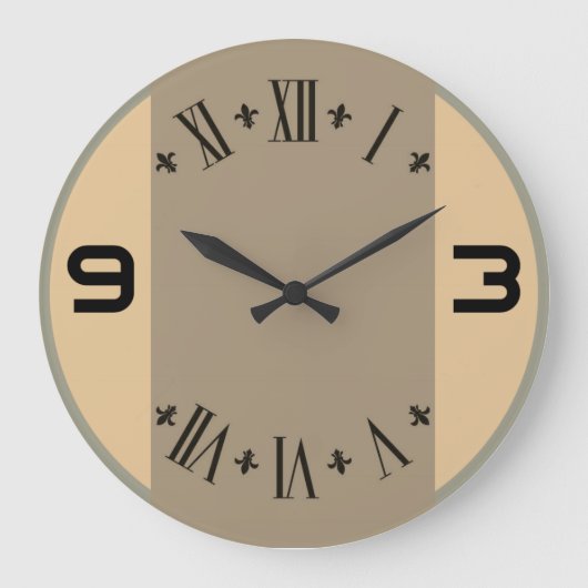 Modern  grote klok (Voorkant)