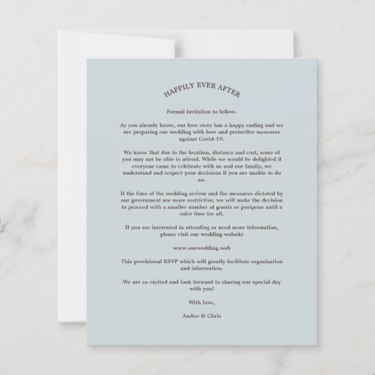 Modern Grunge Background Romantic Engaged Couple (Achterkant)