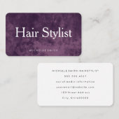Modern Grunge Hair Stylist Visitekaartje (Voorkant / Achterkant)