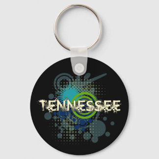 Modern Grunge Halftone Tennessee Sleutelhanger Don