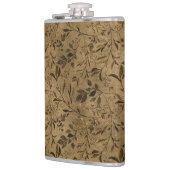 Modern Grunge Leaf Patroon - Kolf Heupfles (Links)