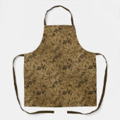 Modern Grunge Leaf Pattern - Schort (Voorkant)