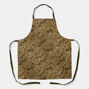 Modern Grunge Leaf Pattern - Schort