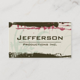 Modern Grunge Style Company Visitekaartje