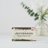 Modern Grunge Style Company Visitekaartje (Staand voorkant)