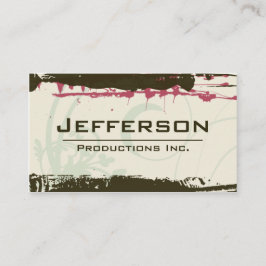 Modern Grunge Style Company Visitekaartje
