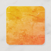 Modern Grunge Texture Vierkante Visitekaartje (Achterkant)