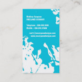 Modern Grunge Visitekaartje (Achterkant)