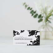 Modern Grunge Visitekaartje (Staand voorkant)