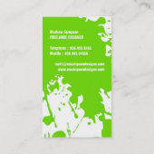 Modern Grunge Visitekaartje (Achterkant)