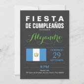 Modern: Guatemala Feest Kaart (Voorkant)