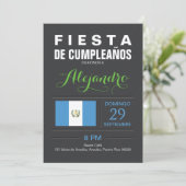 Modern: Guatemala Feest Kaart (Staand voorkant)