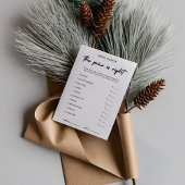 Modern Guess de juiste prijs Vrijgezellenfeest spe Kaart