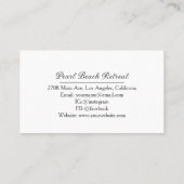 Modern Guest House Vacation Rental Photo Visitekaartje (Achterkant)