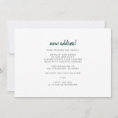 Modern Guest Room We hebben Boho Moving. Aankondiging (Achterkant)