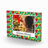 Modern GUYANA FLAG Kerstmis Fotoblokken (Rechts)