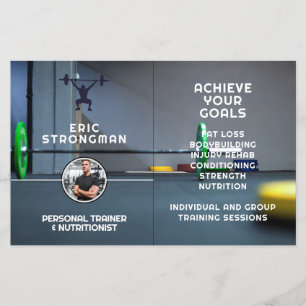 Modern Gym / Flyer Persoonlijke Trainer 