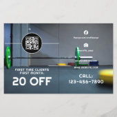 Modern Gym / Flyer Persoonlijke Trainer (Achterkant)