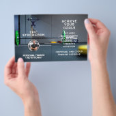 Modern Gym / Flyer Persoonlijke Trainer (Hand)