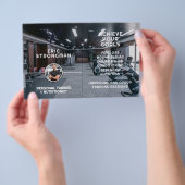 Modern Gym / Flyer Persoonlijke Trainer  (Hand)