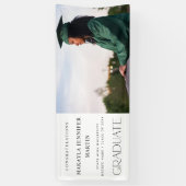 Modern H Foto Afstuderen banner - wit (Verticaal)