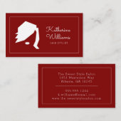 Modern Haarstylist Visitekaartje (Voorkant / Achterkant)