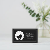 Modern Haarstylist Visitekaartje (Staand voorkant)