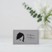 Modern Haarstylist Visitekaartje (Staand voorkant)