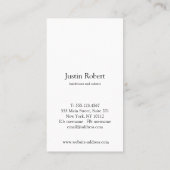 Modern Hair Curl Hairdresser Salon Visitekaartje (Achterkant)