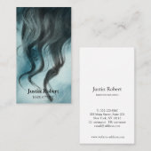 Modern Hair Curl Hairdresser Salon Visitekaartje (Voorkant / Achterkant)