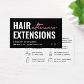 Modern Hair Extensions Aftercare Visitekaartje (Bureau)