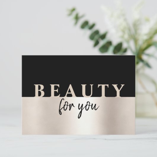 Modern Hair Salon Gold (Staand voorkant)