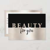 Modern Hair Salon Gold (Voorkant / Achterkant)